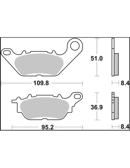 BREMBO Bremsbeläge & Bremsbacken - Einbaubeispiel
