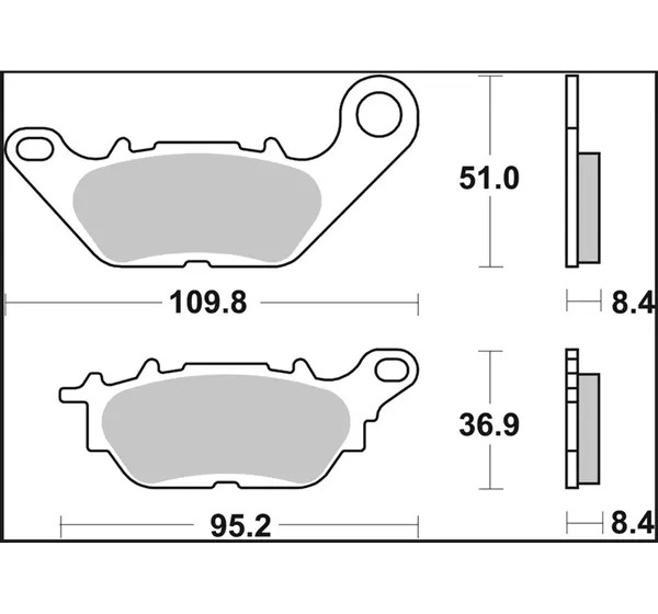 BREMBO Bremsbeläge & Bremsbacken - Einbaubeispiel
