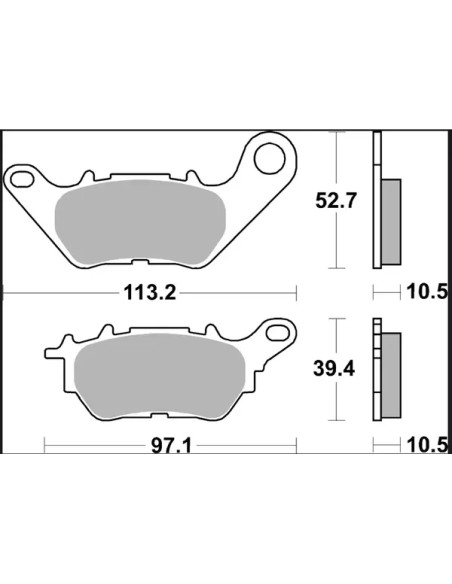 BREMBO Bremsbeläge & Bremsbacken - Detailansicht