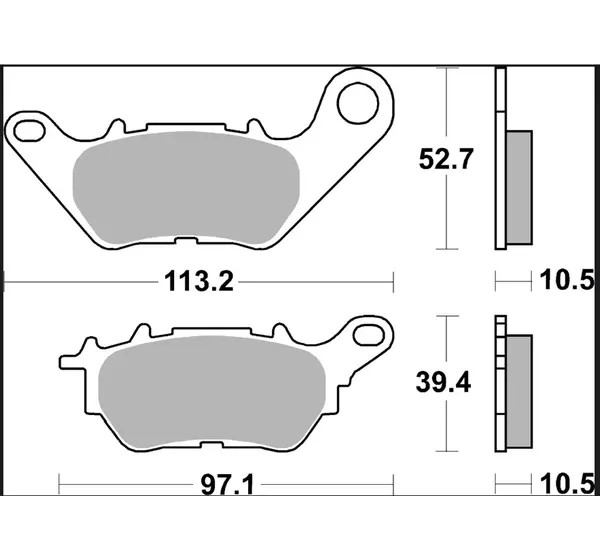 BREMBO Bremsbeläge & Bremsbacken - Detailansicht