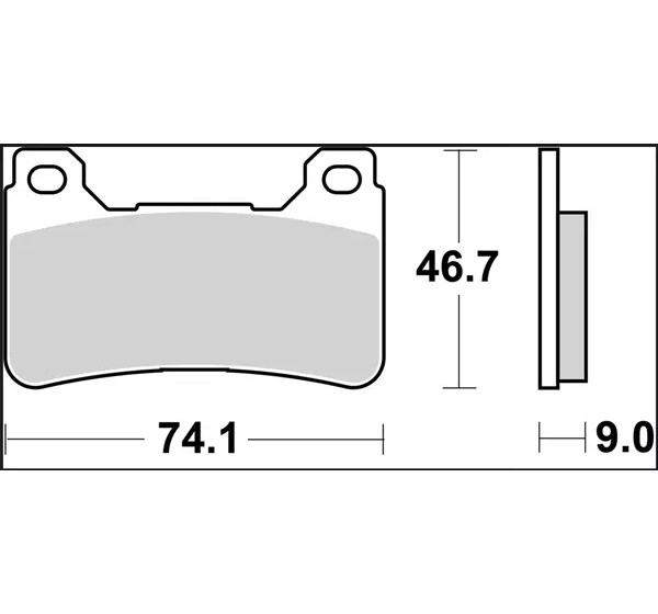 BREMBO Bremsbeläge & Bremsbacken - Detailansicht