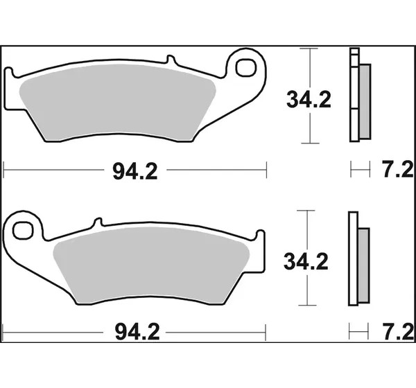 BREMBO Bremsbeläge & Bremsbacken - Detailansicht