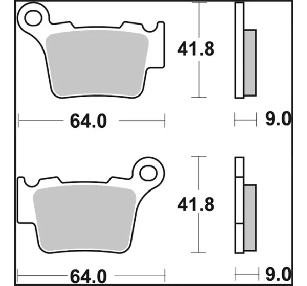 BREMBO Bremsbeläge & Bremsbacken - Detailansicht