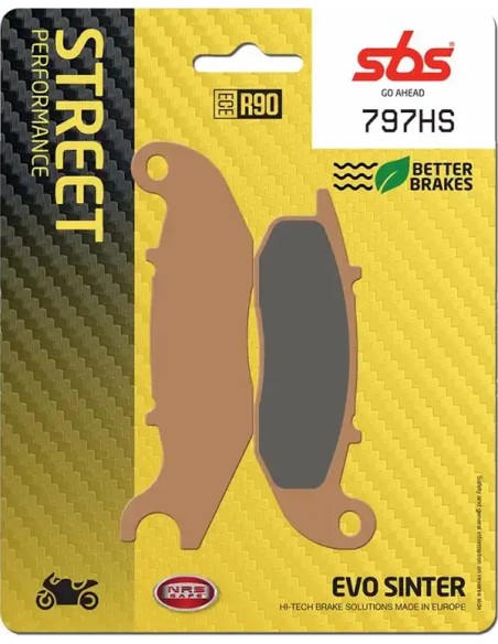 SBS Bremsbeläge & Bremsbacken - BRAKE PAD SINT FR