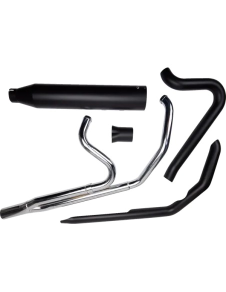KHROME WERKS Komplettanlagen - EXHAUST SYSTEM ICON-SR BLACK W