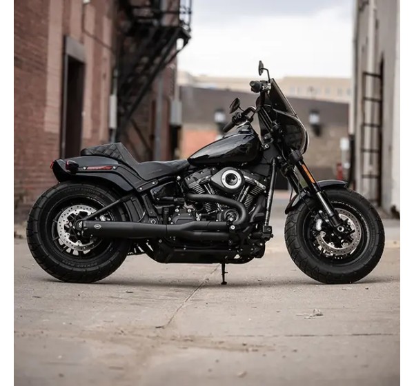 S&S CYCLE Komplettanlagen - EXHAUST 2:1 SUPERSTREET - BLAC
