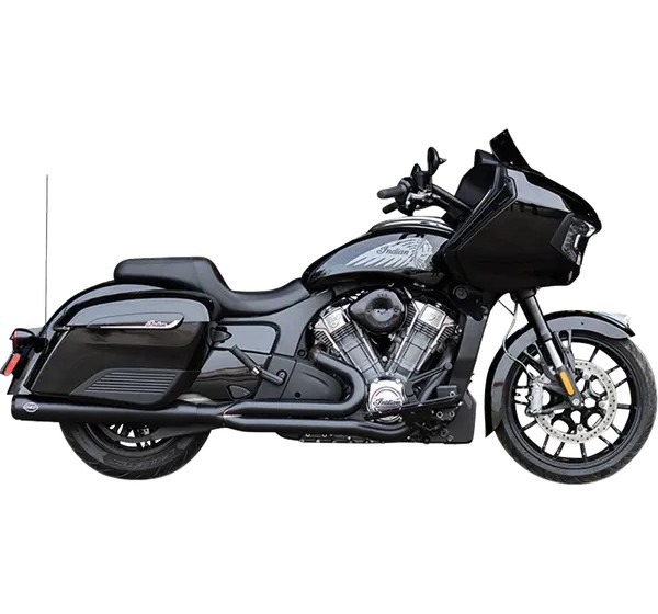 S&S CYCLE Komplettanlagen - Exhaust Qualifier 2:1 Black Ra