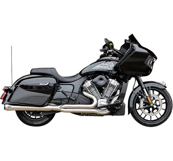 S&S CYCLE Komplettanlagen - Exhaust Qualifier 2:1 Brushd S