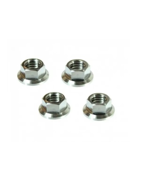 SCAR RACING Montagematerial & Zubehör - TITANIUM NUTS M8 PACK OF 4