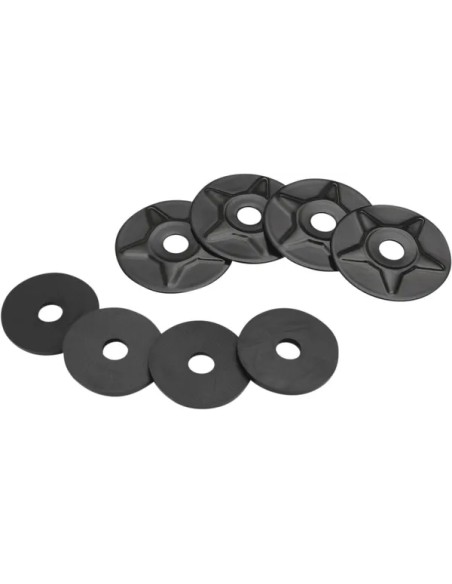 SHOW CHROME Montagematerial & Zubehör - STARWASHER 4 PK SATN BLK