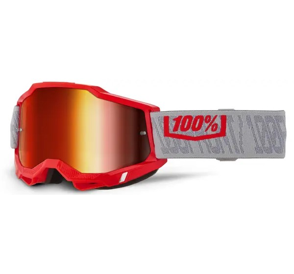 100% Motorradbrillen - GOGGLE ACCURI 2 GATORBAK - RED