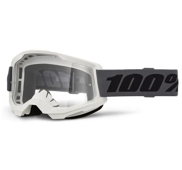 100% Motorradbrillen - GOGGLE STRATA 2 GREY - CLEAR