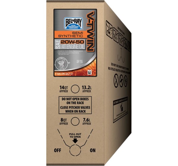BEL-RAY Öl- und Schmierstoffe - OIL VTWIN SEMI 20W50 6GL
