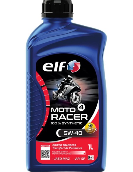 ELF Öl- und Schmierstoffe - OIL MOTO 4 RACER 5W-40 SYN 1L
