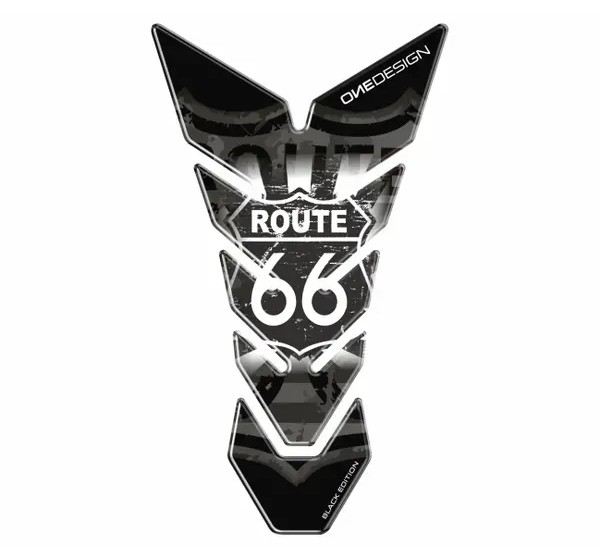 ONEDESIGN Dekorsätze & Aufkleber - TANKPAD BLACK EDITION ROUTE 66