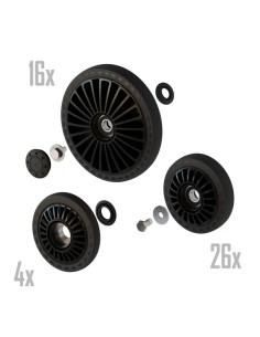 Komplettes Radsatz - X4S