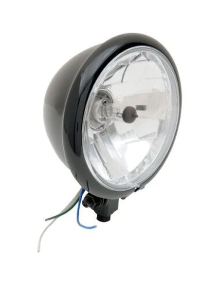 DRAG SPECIALTIES Scheinwerfer - HEADLIGHT 5.75 SPRINGER BLACK