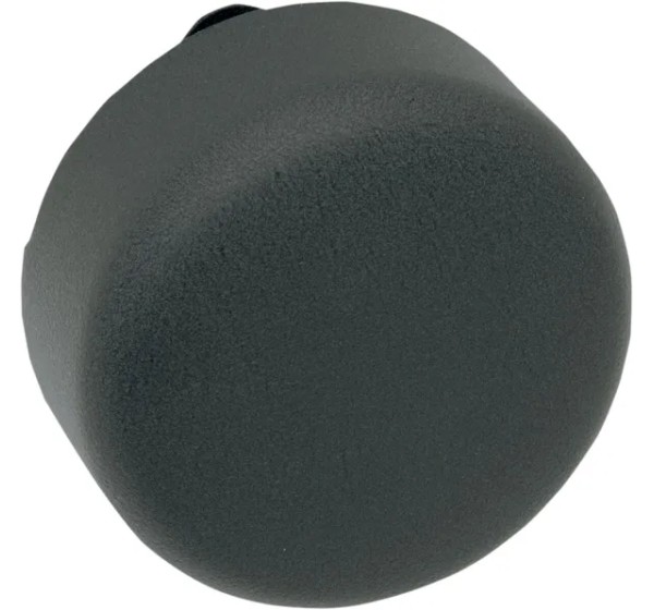 DRAG SPECIALTIES Hupen - COVER HORN RND BLK WRKL
