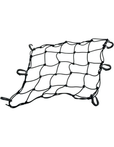 DRAG SPECIALTIES Spanngurte - CARGO NET BLACK 38CM X 38CM