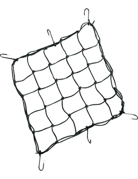 DRAG SPECIALTIES Spanngurte - 15X15 CARGO NET-BLACK 6 H