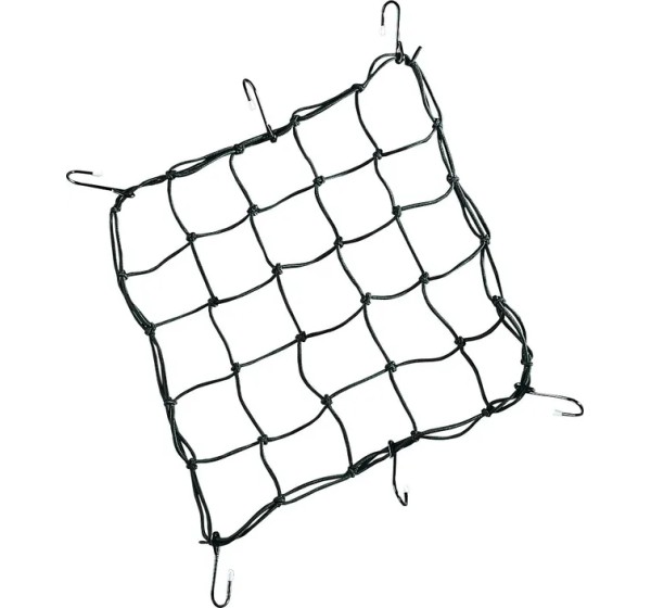 DRAG SPECIALTIES Spanngurte - 15X15 CARGO NET-BLACK 6 H