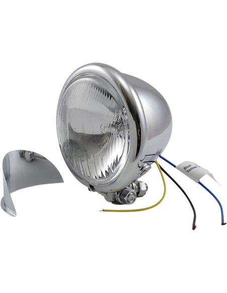DRAG SPECIALTIES Zusatzbeleuchtung - SPOTLIGHT WITH VISOR 4-1/2