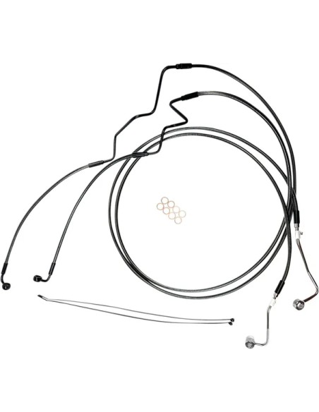 MAGNUM SHIELDING Brems- & Kupplungsleitungen für Harley Davidson FLHTK 1868 ABS 2019-2024