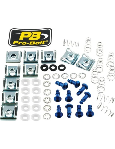 PRO BOLT Montagematerial & Zubehör - STUD 17MM QUICK REL BLUE
