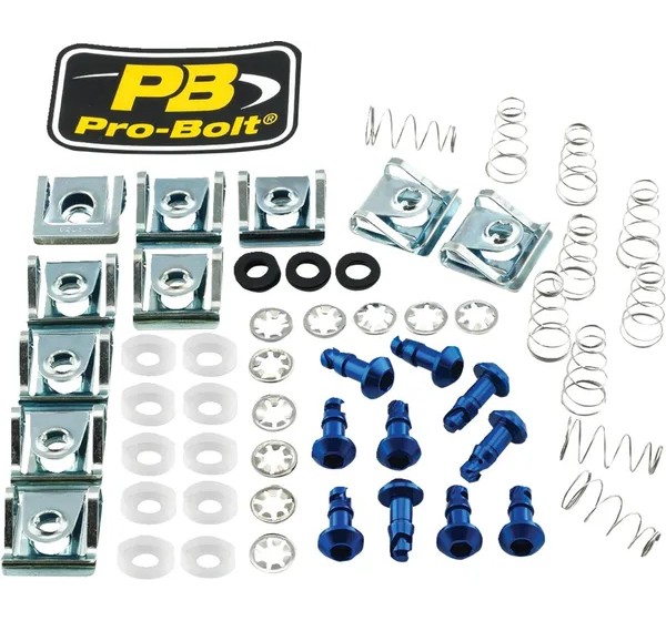 PRO BOLT Montagematerial & Zubehör - STUD 17MM QUICK REL BLUE