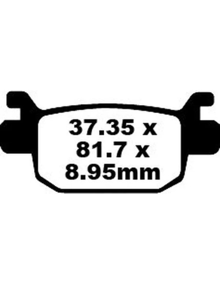EBC Bremsbeläge & Bremsbacken für HONDA SH 300 I ABS 2008-2020
