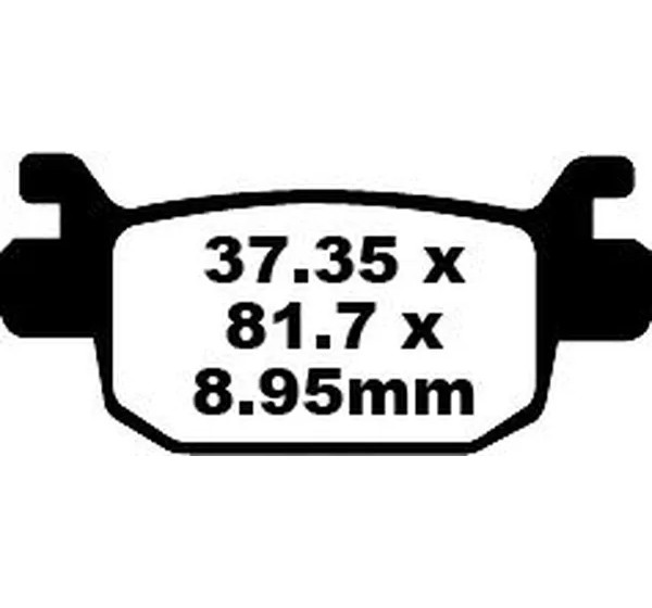 EBC Bremsbeläge & Bremsbacken für HONDA SH 300 I ABS 2008-2020