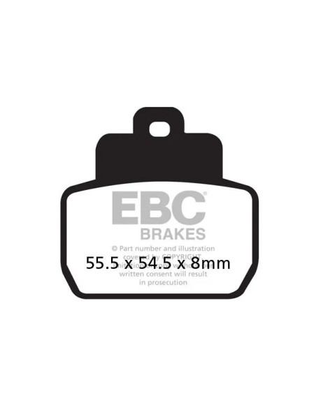 EBC Bremsbeläge & Bremsbacken für PIAGGIO X8 125 2005-2008