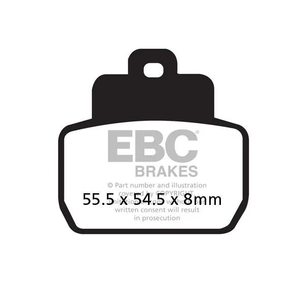 EBC Bremsbeläge & Bremsbacken für PIAGGIO X8 125 2005-2008