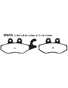 SFA Serie organische Scooter-Bremsbeläge