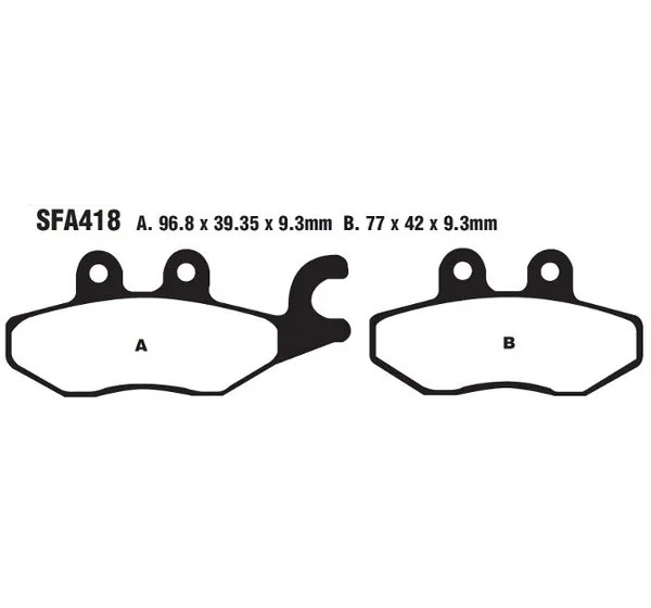 EBC Bremsbeläge & Bremsbacken für VESPA GTS 300 I.E. 2009-2017
