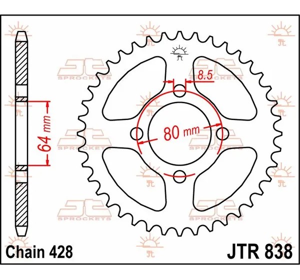 JT SPROCKETS Ritzel & Kettenräder - Detailansicht