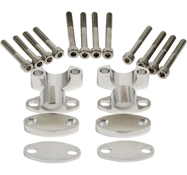 EMGO Risers - RISER KIT HANDLEBAR 1 1/8ALUM