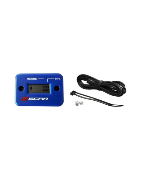 SCAR RACING Anzeigeninstrumente - HOUR METER BL
