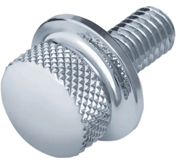 KURYAKYN Montagematerial & Zubehör - KNOB SEAT KNURLED - CHROME