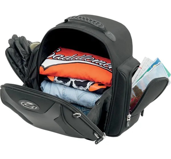 SADDLEMEN Sissybar-Taschen - Einbaubeispiel