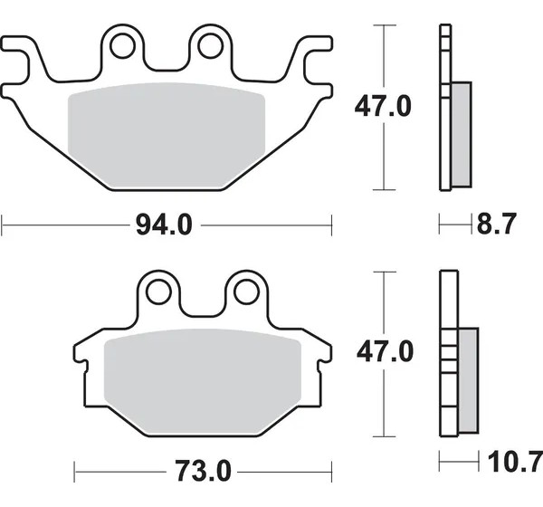 SBS Bremsbeläge & Bremsbacken - Detailansicht