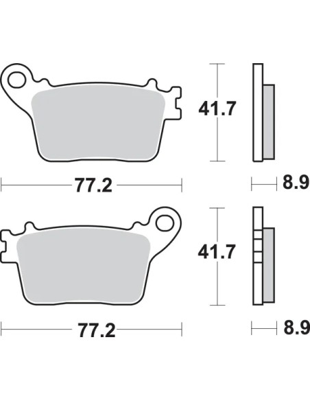 SBS Bremsbeläge & Bremsbacken - Einbaubeispiel