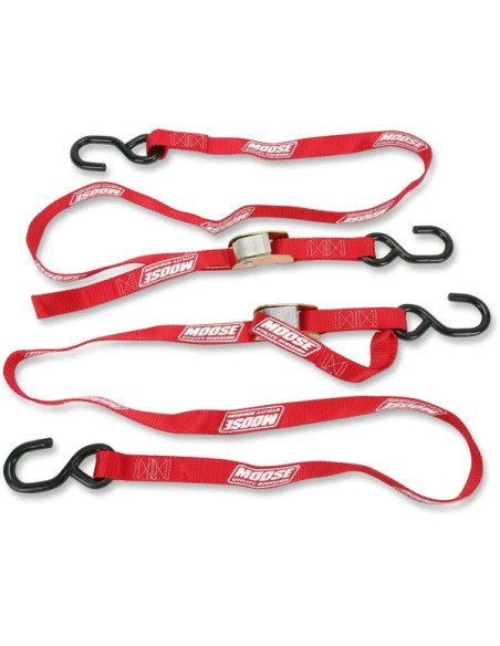 MOOSE OFFROAD FOUR WHEEL Spanngurte - TIE DOWN MUD 1 RED