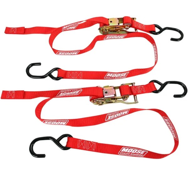 MOOSE OFFROAD FOUR WHEEL Spanngurte - TIE DOWN 1 RATCHET RED