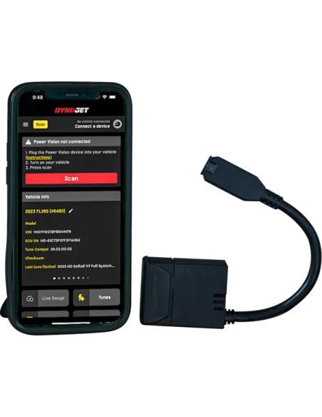 DYNOJET-HARLEY Diagnose- und Tuning-System - Detailansicht
