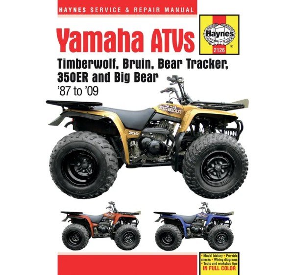 HAYNES Handbücher für YAMAHA YFM 350 FW 4X4 1987-1997