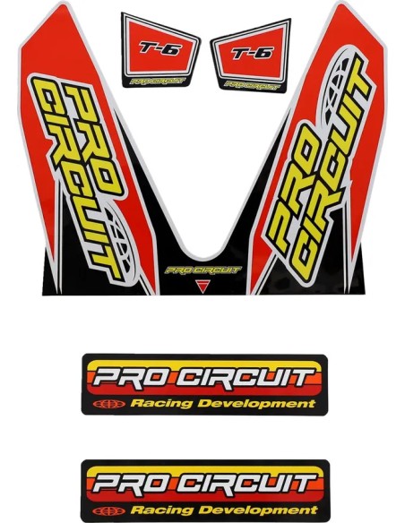 PRO CIRCUIT Dekorsätze & Aufkleber - DECAL T6 MINI 110
