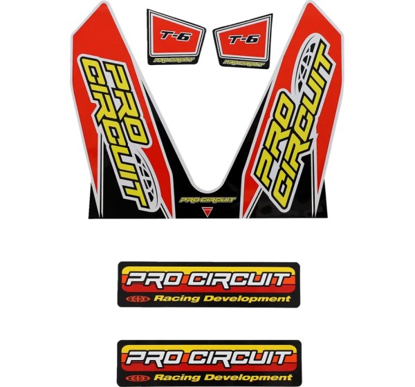 PRO CIRCUIT Dekorsätze & Aufkleber - DECAL T6 MINI 110