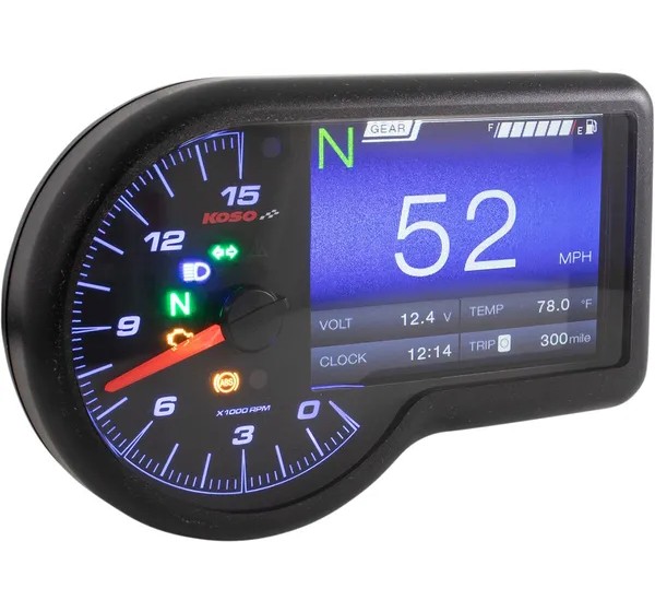 KOSO NORTH AMERICA Anzeigeninstrumente - GAUGE MULTIFCTN RX-3