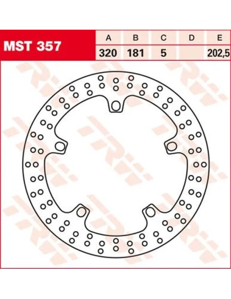 TRW Bremsscheiben für BMW K 1600 GTL ABS 2011-2021